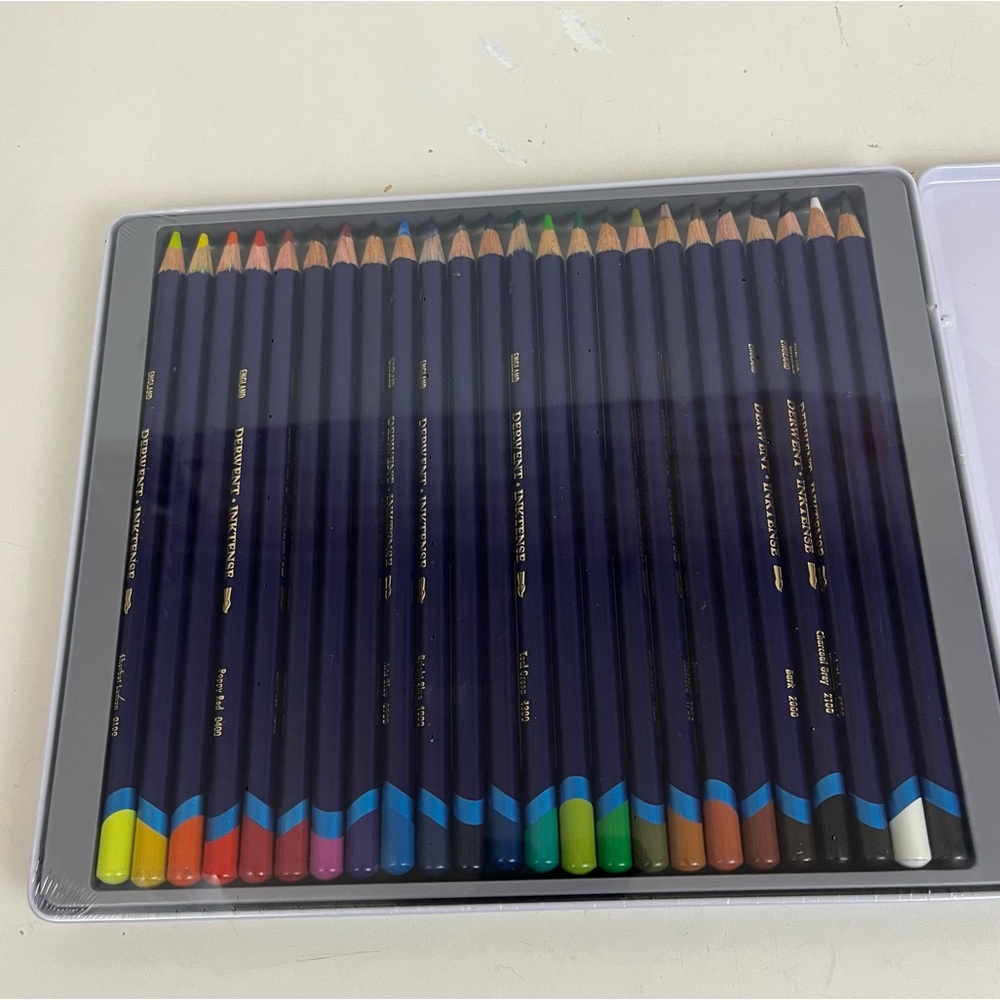 Derwent Inktense 24 Ink Pencils New In Box - Picture 2 of 7
